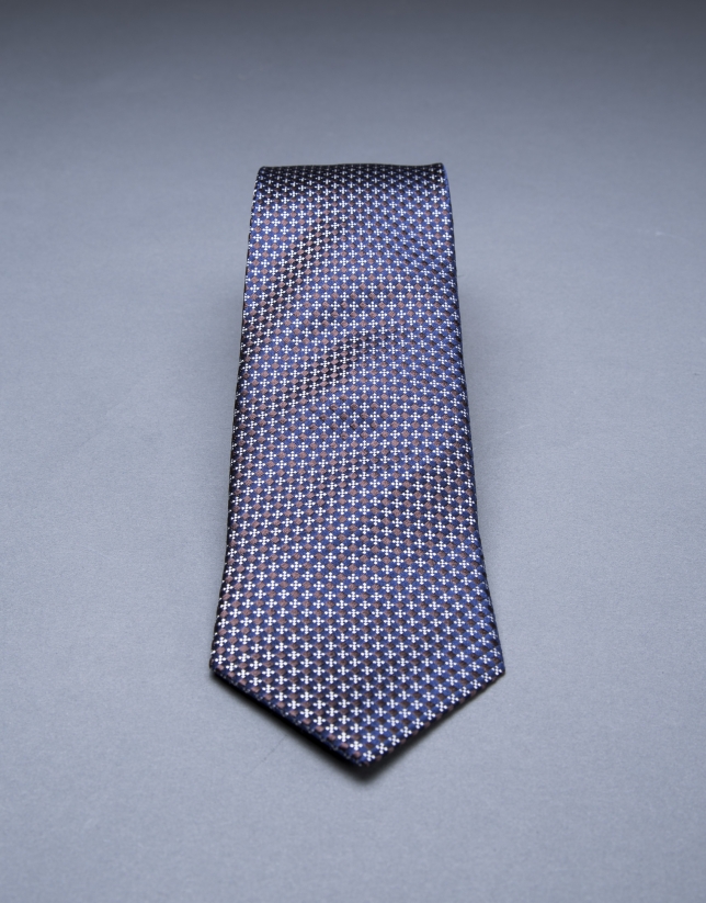 Multi-color motif tie 