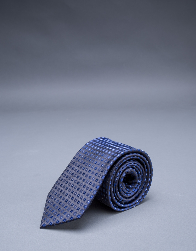 Corbata motivos azules
