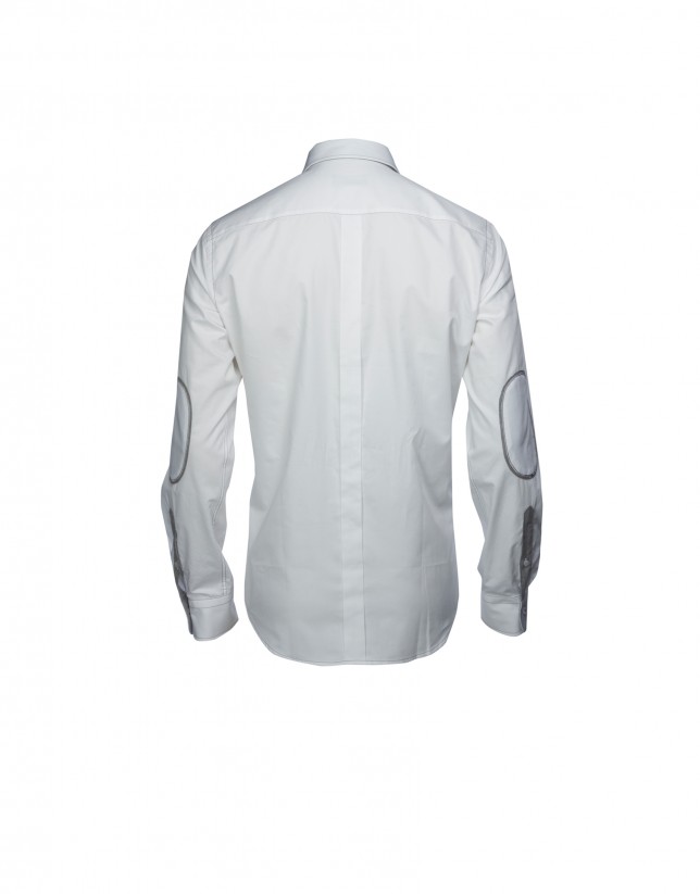 Camisa sport popelín blanco