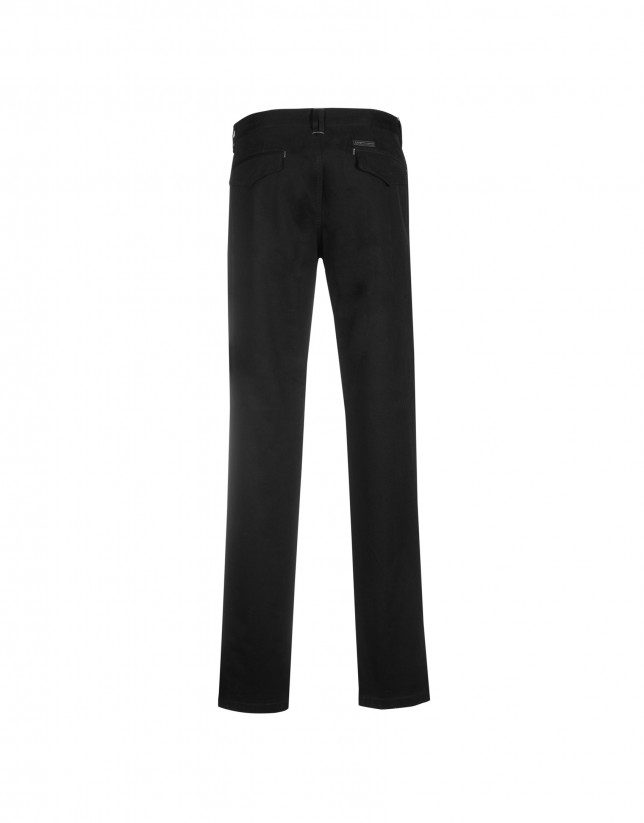 Black semi-formal trousers