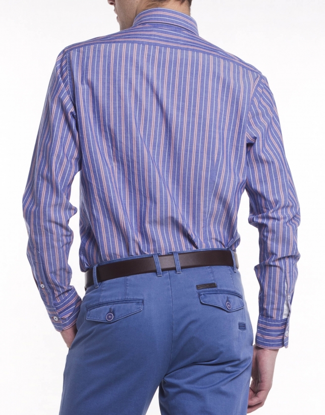 Casual multi-striped shirt 