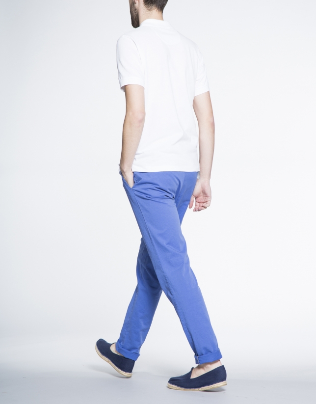 Pantalón azul sport sarga