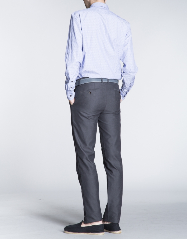 Pantalón gris sport algodón ligero
