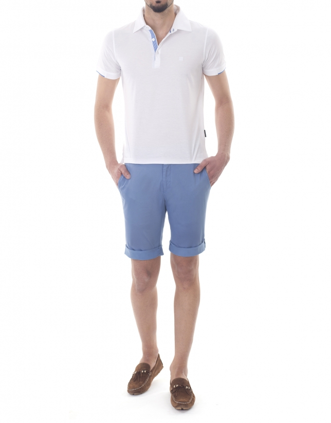 Blue bermuda shorts