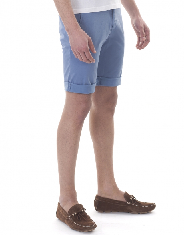 Blue bermuda shorts