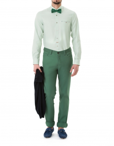 Green premium fit Oxford sport shirt