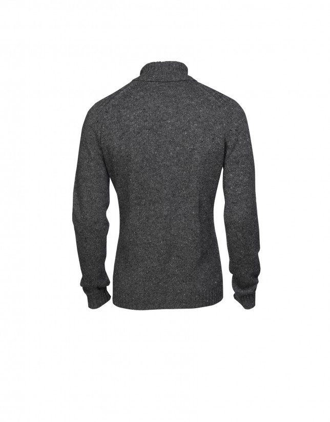 Grey wool/alpaca pullover