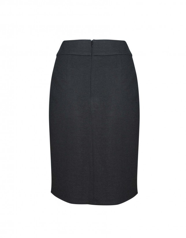 Jacquard short skirt