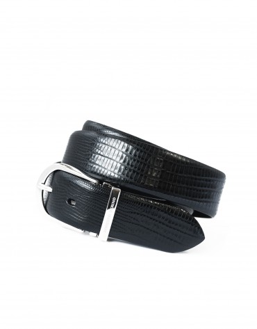Black belt 100% calf-leather
