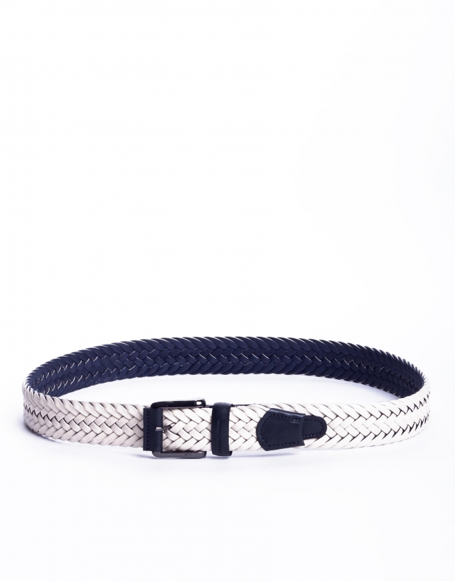 Off white braided belt