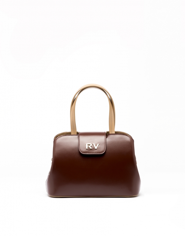 Brown leather  Ryan mini satchel