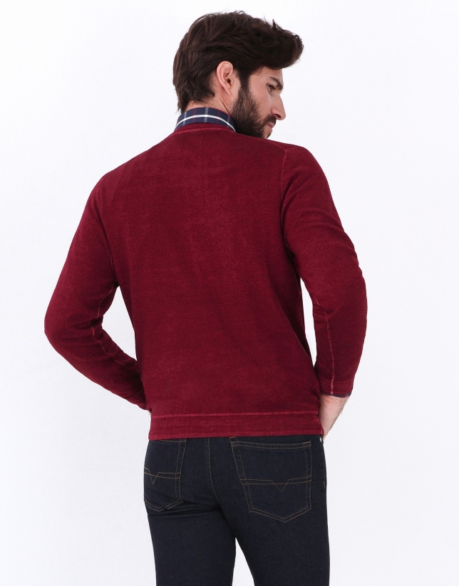 Jersey lana rojo