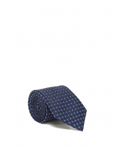 Corbata rombos azul