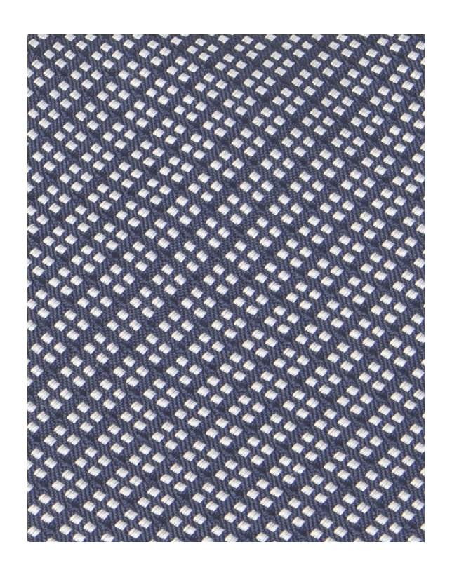 Corbata cuadritos marino/blanco