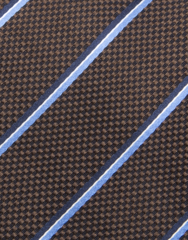 Corbata rayas azul