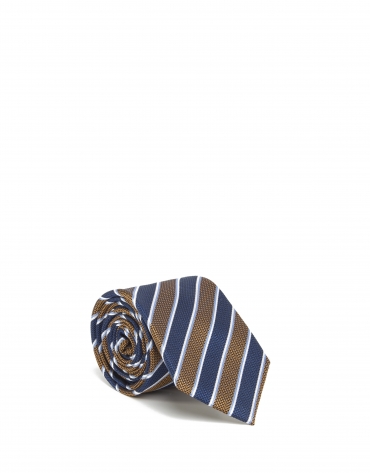 Navy striped tie