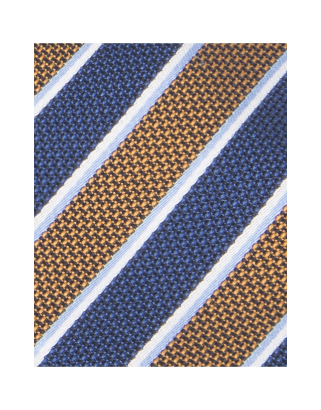 Navy striped tie