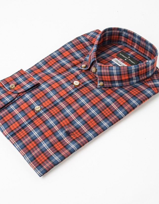Red/Blue checked shirt