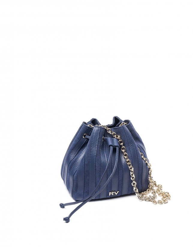 Blue Saint Germaine bouquet bag