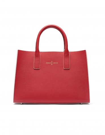 Red Montpellier shopping bag