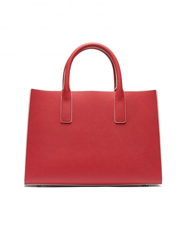 Red Montpellier shopping bag