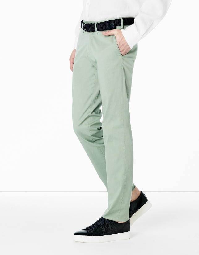 Light green chino pants