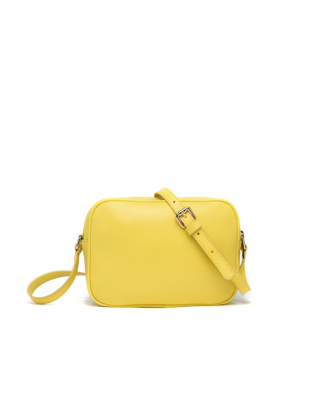 Yellow Taylor leather shoulder bag