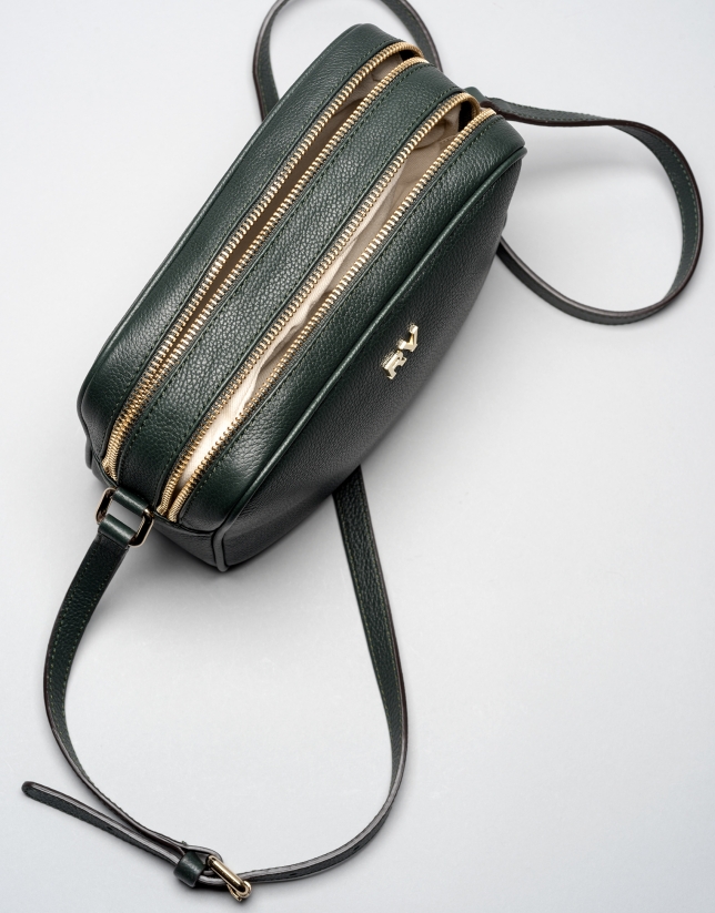 Dark green Taylor leather shoulder bag