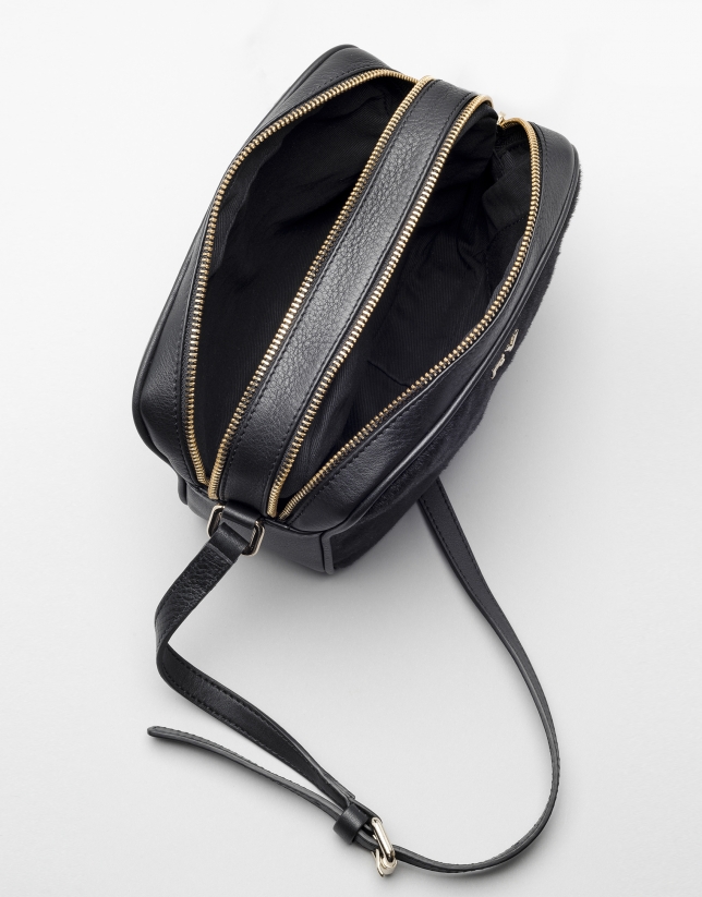 Black leather Taylor shoulder bag