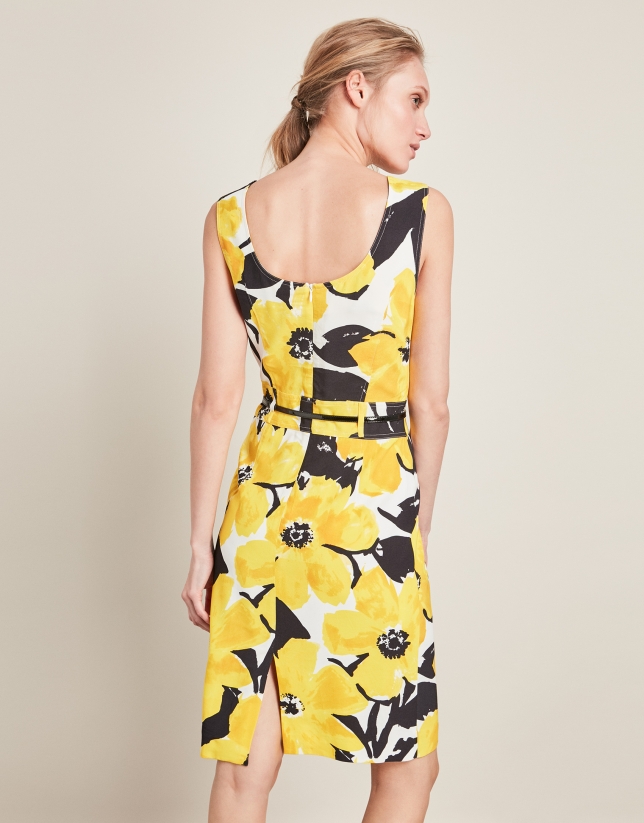 Dress with yellow flowers