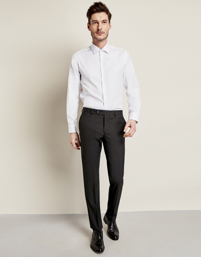 Pantalón de vestir lana negro - Hombre - PV2018 | Roberto Verino