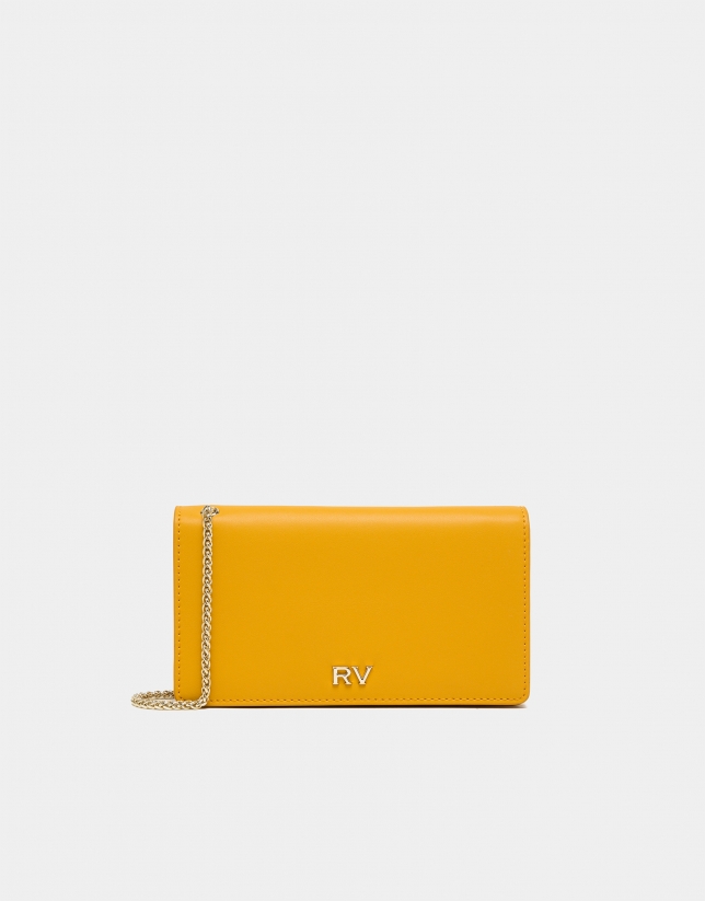 Yellow Sunset leather handbag