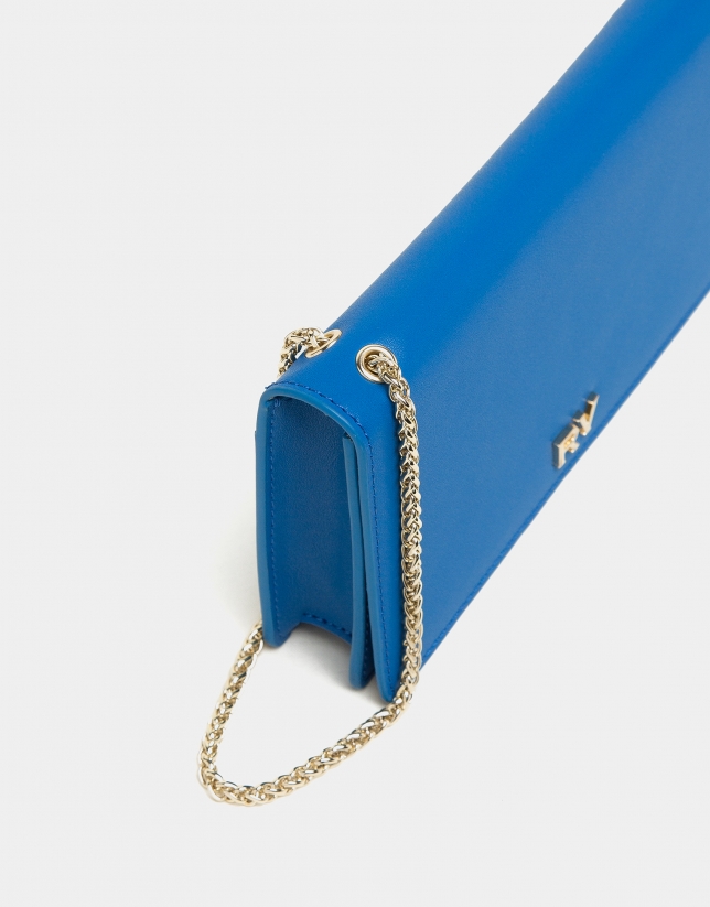 Blue Sunset leather handbag