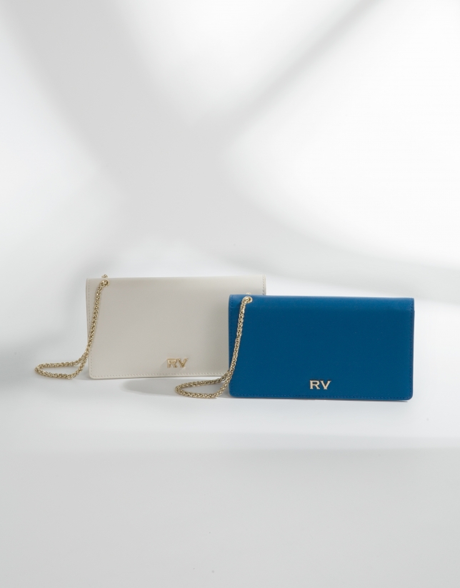 Blue Sunset leather handbag