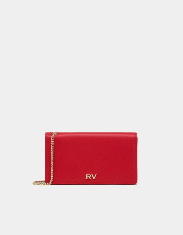 Red leather Sunset handbag
