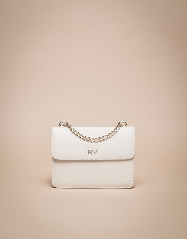 Mini ivory Pompidou shoulder bag
