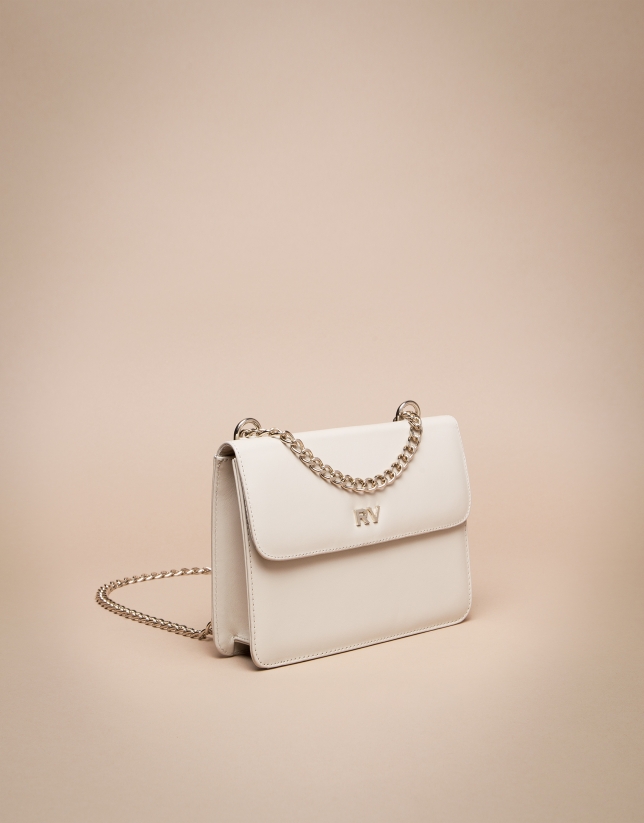 Mini ivory Pompidou shoulder bag