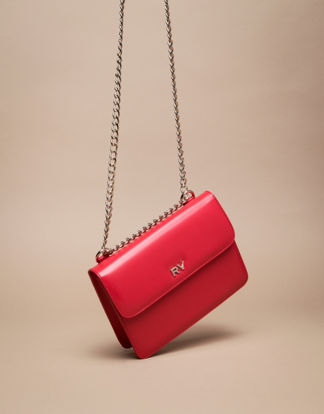 Mini red Pompidou shoulder bag