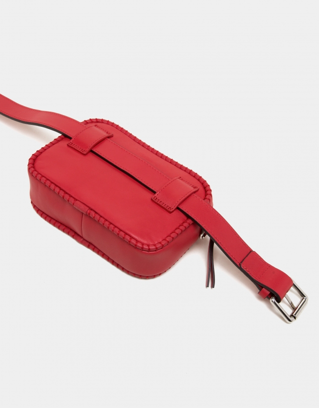 Red belt bag