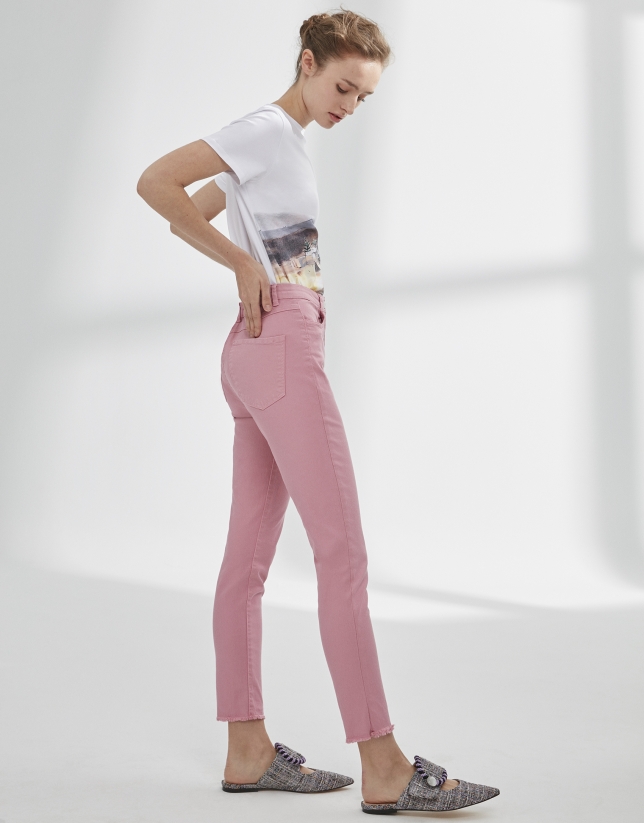 Pink jeans