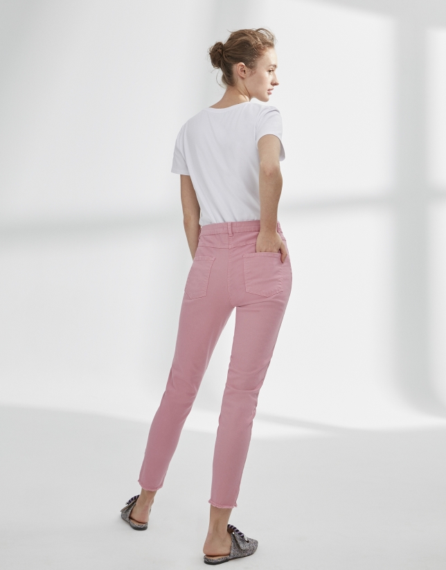Pink jeans