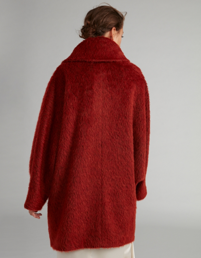 Terra cotta cloth coat