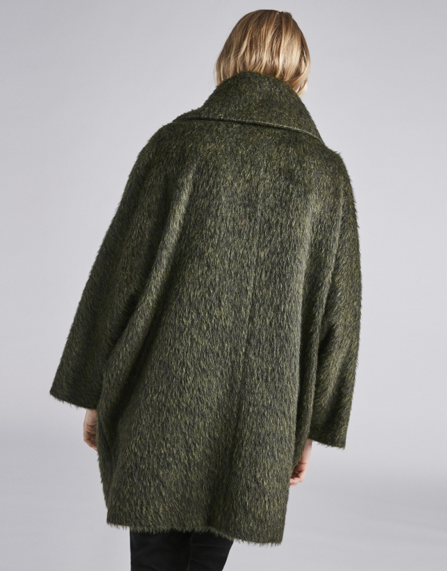 Green cloth coat