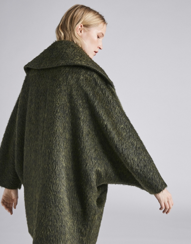 Green cloth coat
