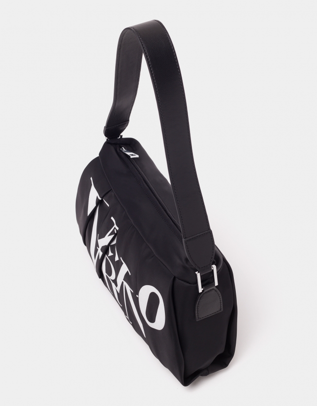 Black nylon Olivina shoulder bag