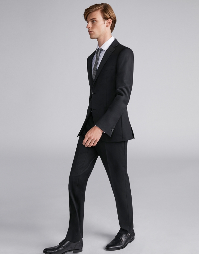 Black suit with separates