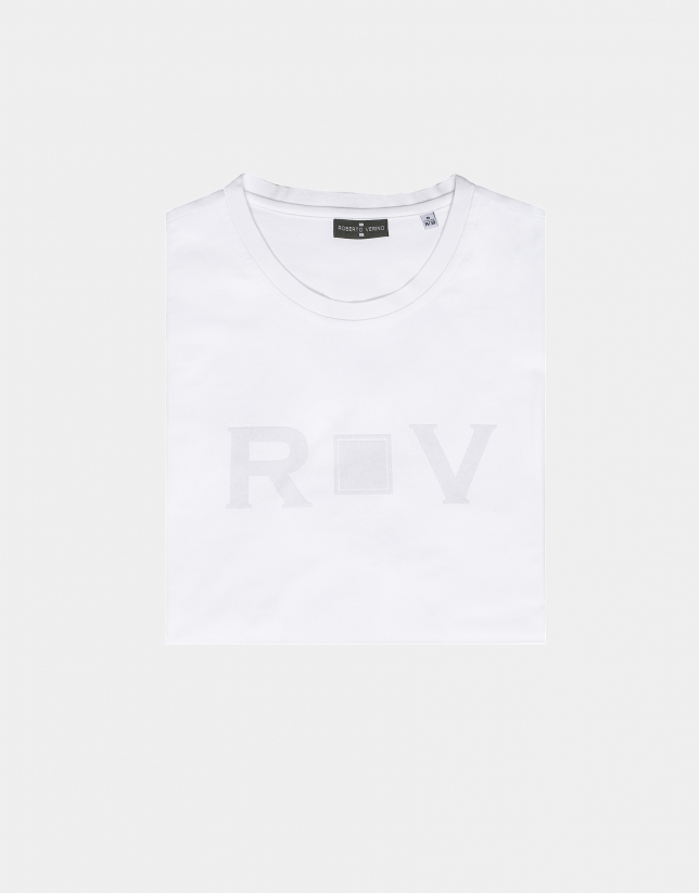 Camiseta blanca logo RV