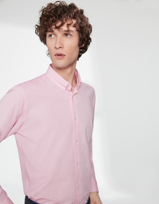 Camisa sport Oxford rosa