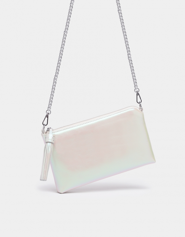 Pearly white Lisa Nano bag