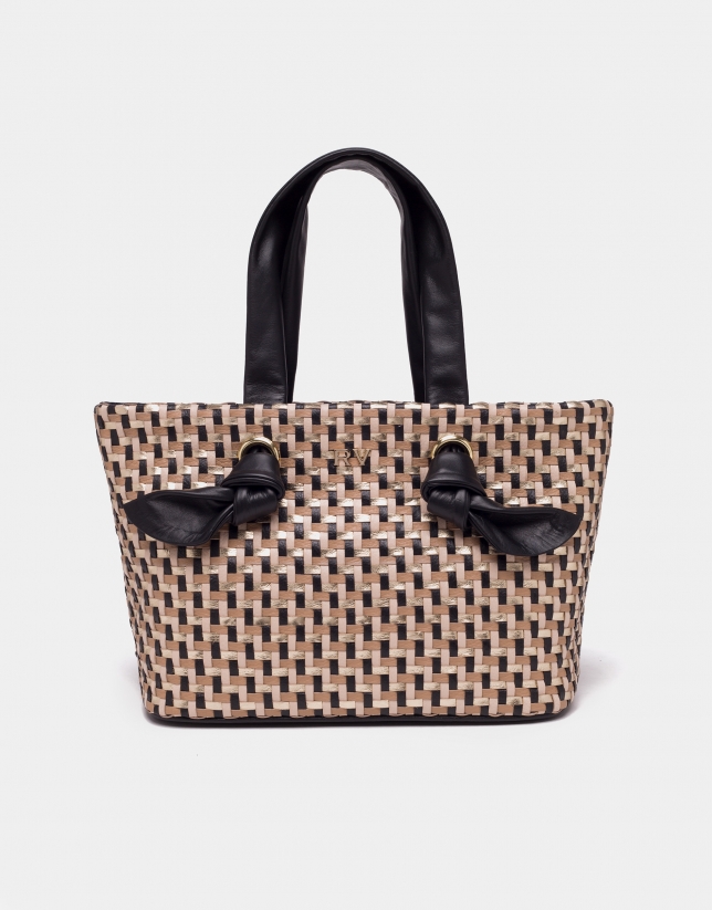 Black Laia mini-shopping bag